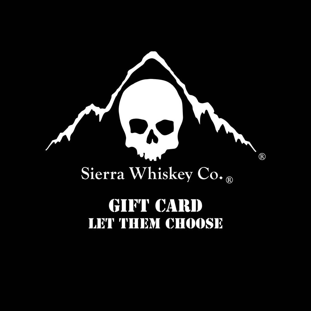 Sierra Whiskey Co digital gift card for tactical apparel and gear