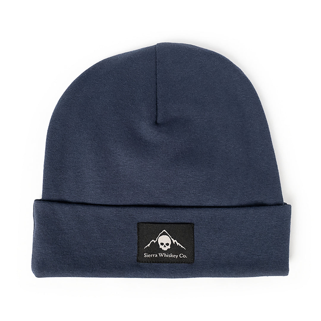 Sierra Whiskey Co E&amp;E Beanie Seal Blue Front