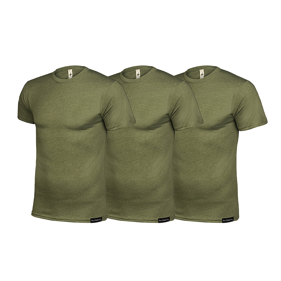 Sierra Whiskey Co Edc Tshirt 3 Pack Heather Army Mens Tshirt Bundle