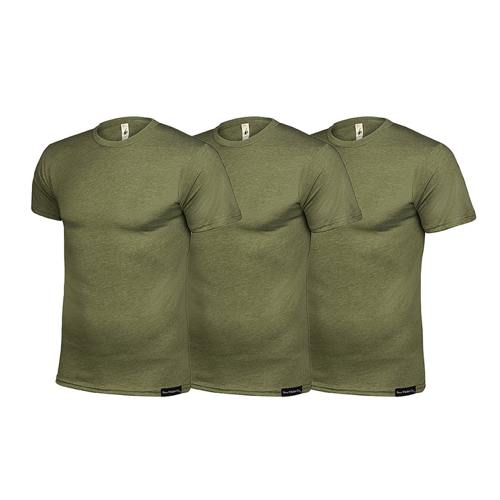 Sierra Whiskey Co Edc Tshirt 3 Pack Heather Army Mens Tshirt Bundle