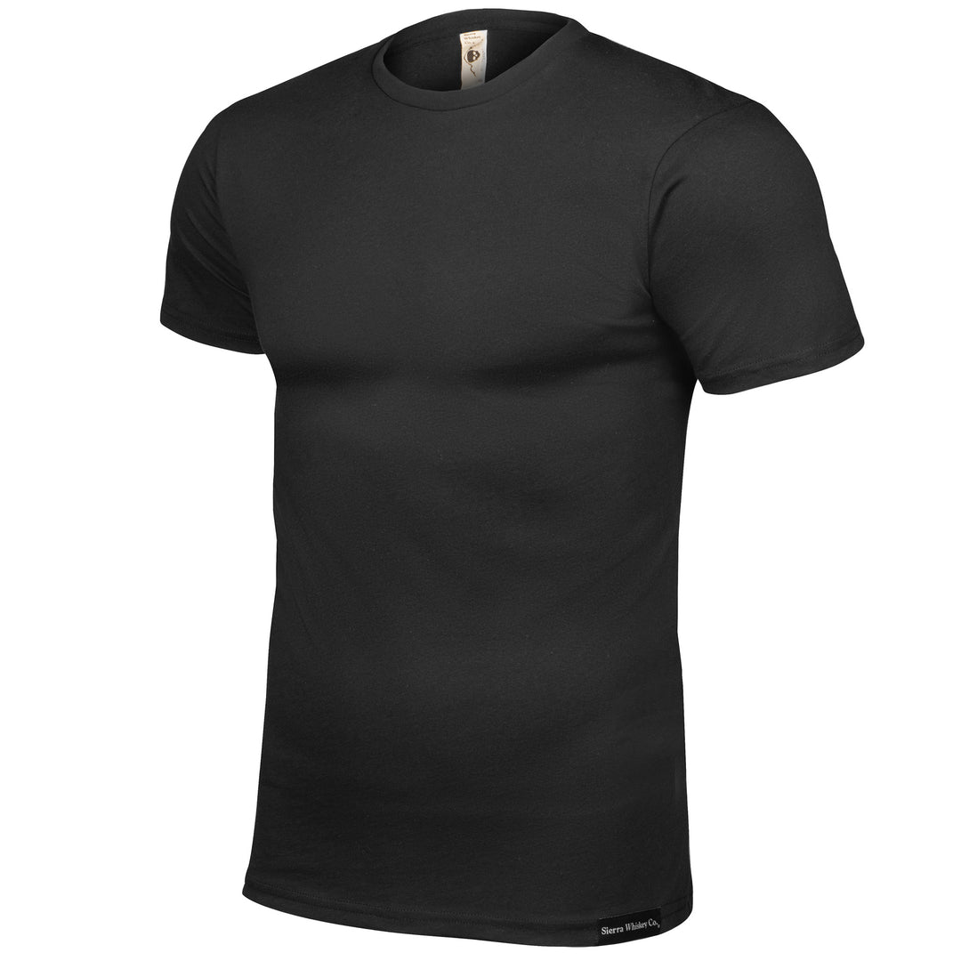 Sierra Whiskey Co Edc Tshirt Night Ops Black Mens Tshirt Front