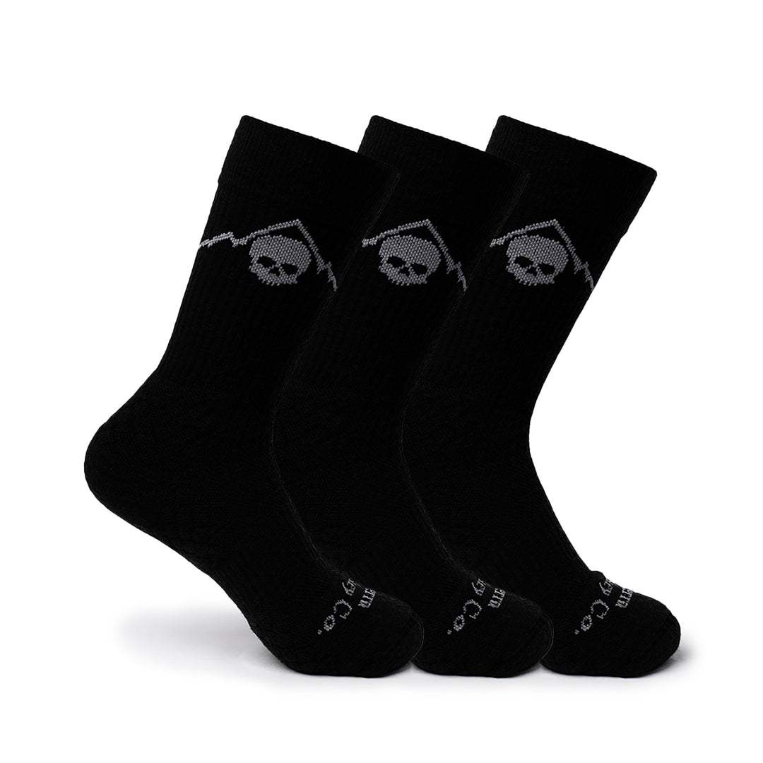 Sierra Whiskey Co Exfil Boot Sock 3 Pack Nightops Black Back Merino Tactical Socks