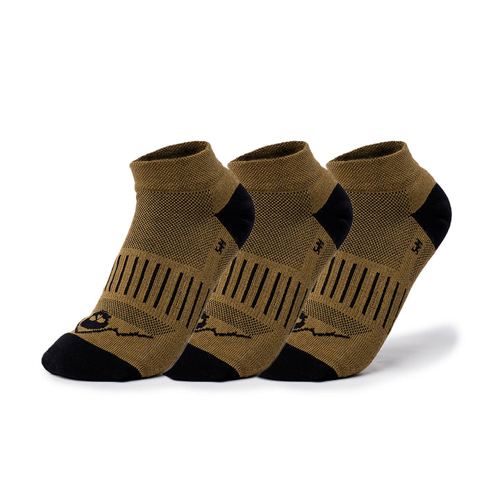 Sierra Whiskey Co Fury Pt Performance Sock 3 Pack Gi Olive Green Front Training Tactical Socks