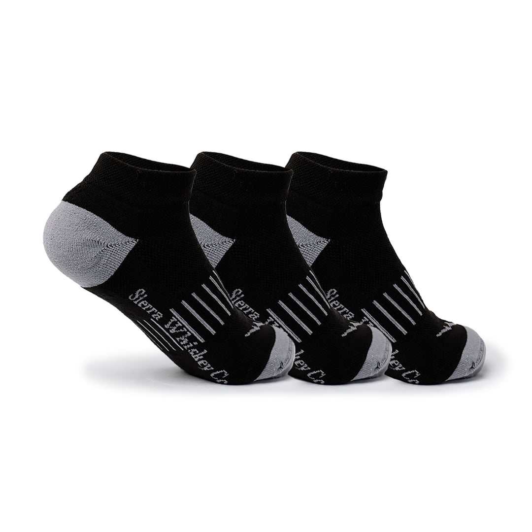 Sierra Whiskey Co Fury Pt Performance Sock 3 Pack Nightops Black Back Training Tactical Socks