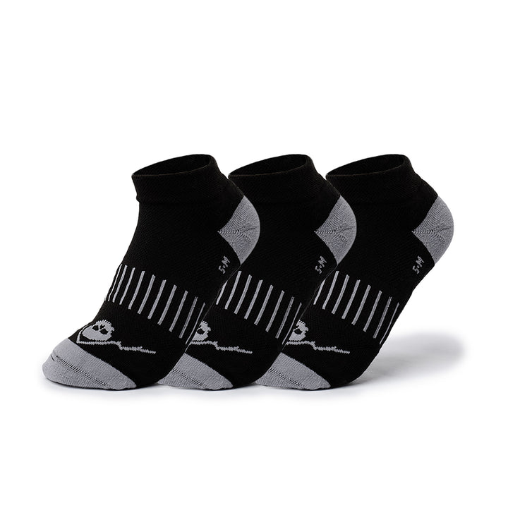 Sierra Whiskey Co Fury Pt Performance Sock 3 Pack Nightops Black Front Training Tactical Socks