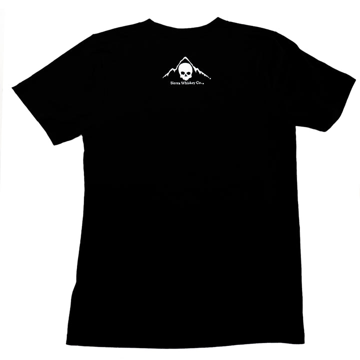 Sierra Whiskey Co Great Seal Tshirt Black Mens Tshirt Back