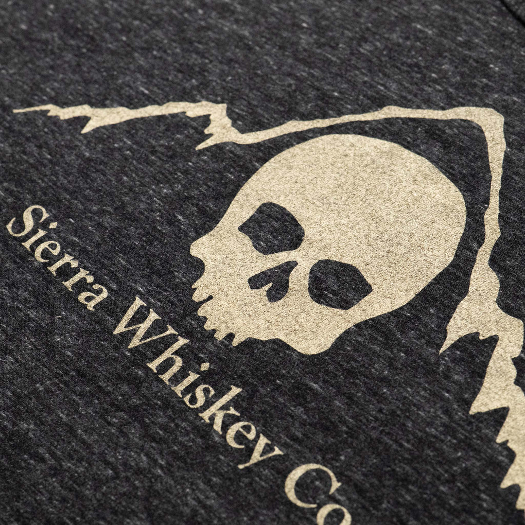 Sierra Whiskey Co Logo Tank Diesel Smoke Heather Skull Logo Detail