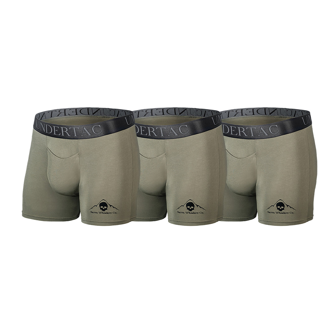 Undertac Infantry 3 Pack Reptile Green Mens Underwear Bundle
