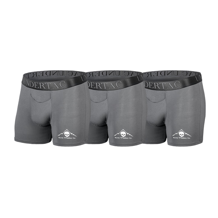 Undertac Infantry 3 Pack Wolf Grey Mens Underwear Bundle