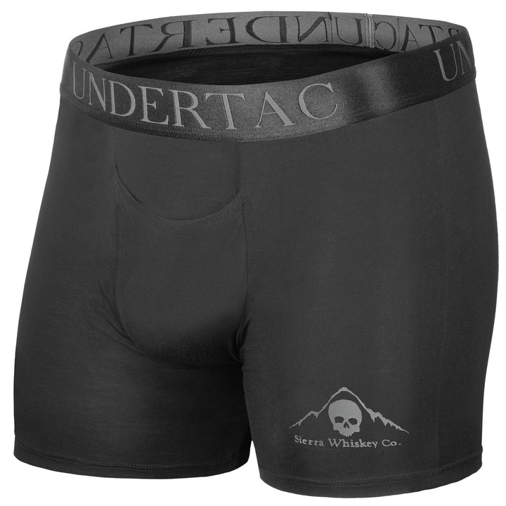 Undertac Infantry Boxer Brief Night Ops Black Mens Underwear Front