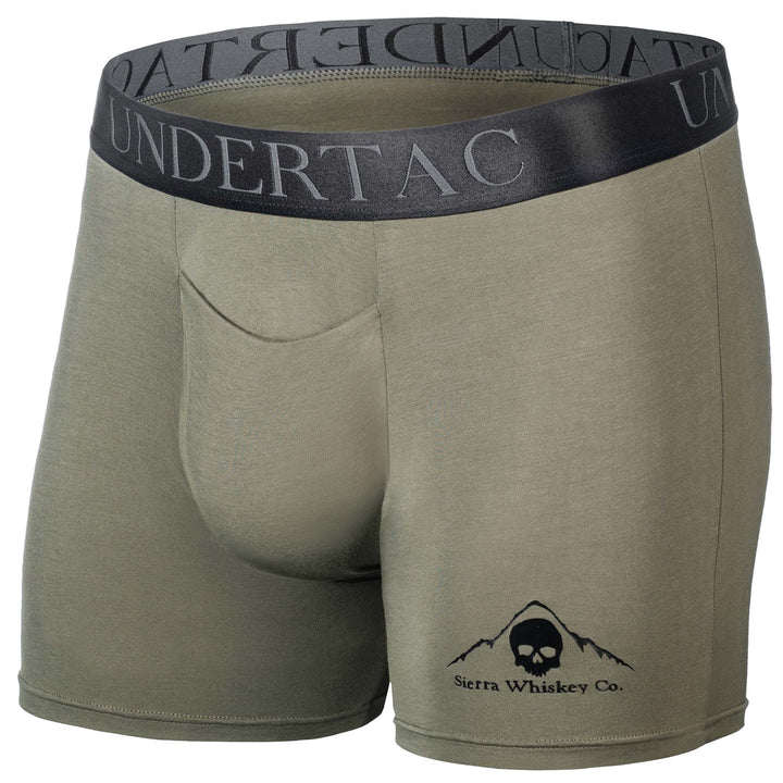 Undertac Infantry Boxer Brief Reptile Green Mens Underwear Angle