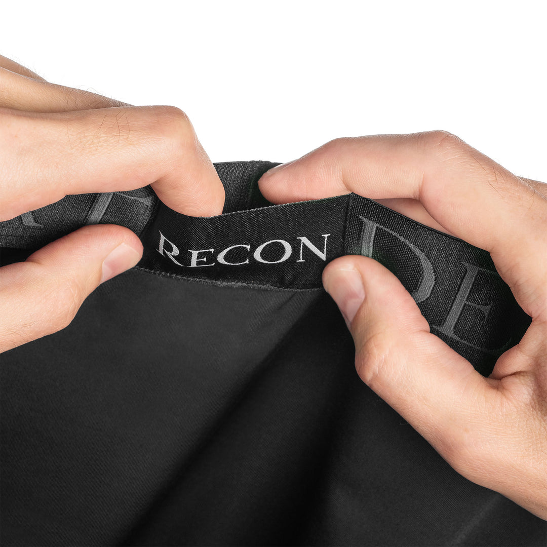 Undertac Recon Boxer Brief Night Ops Black Mens Underwear Waistband